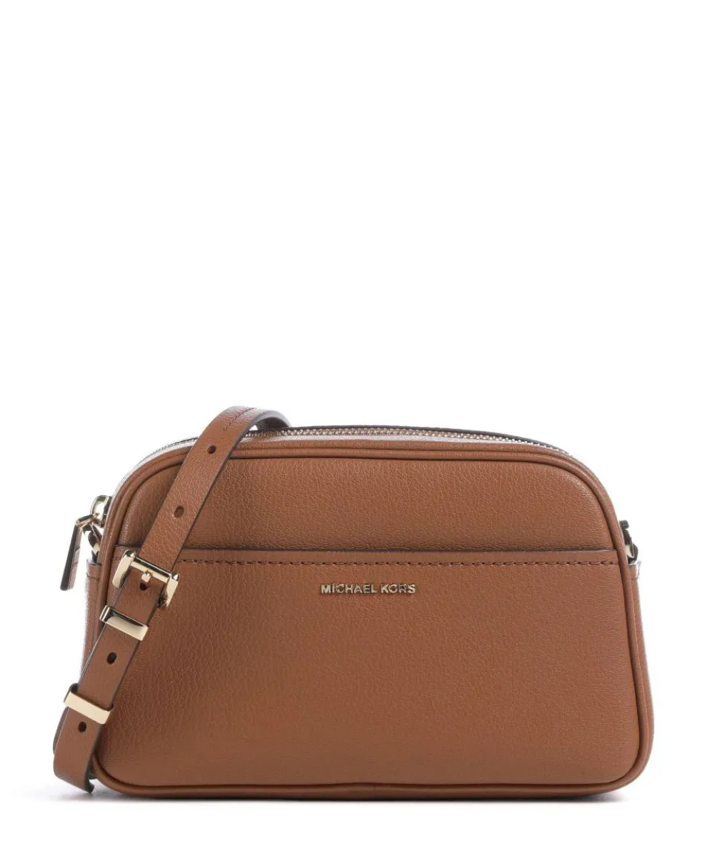 Jet Set Small Crossbody bag grained cow leather brown