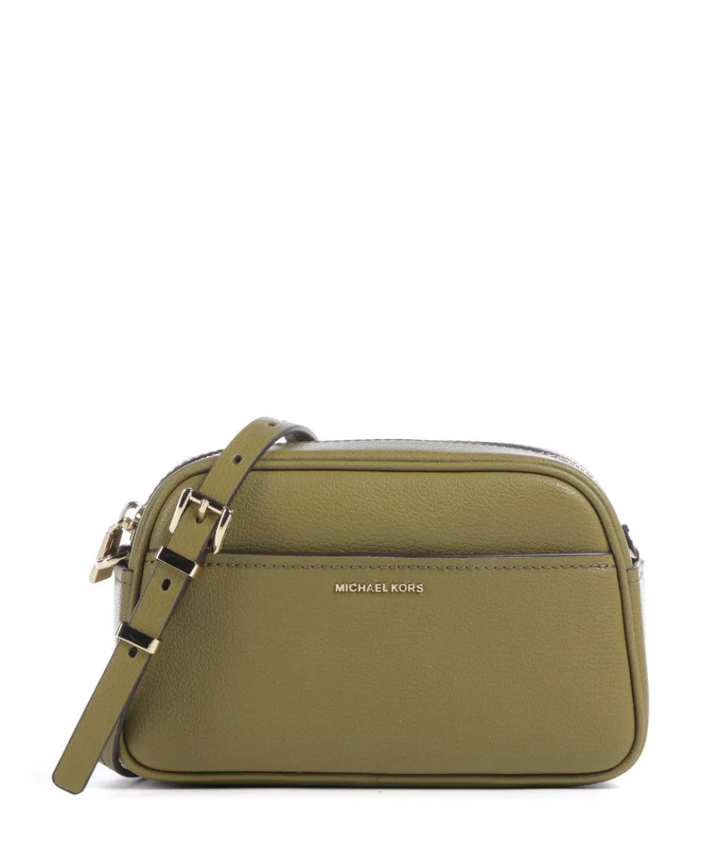 Jet Set Small Crossbody bag grained cow leather olive-green