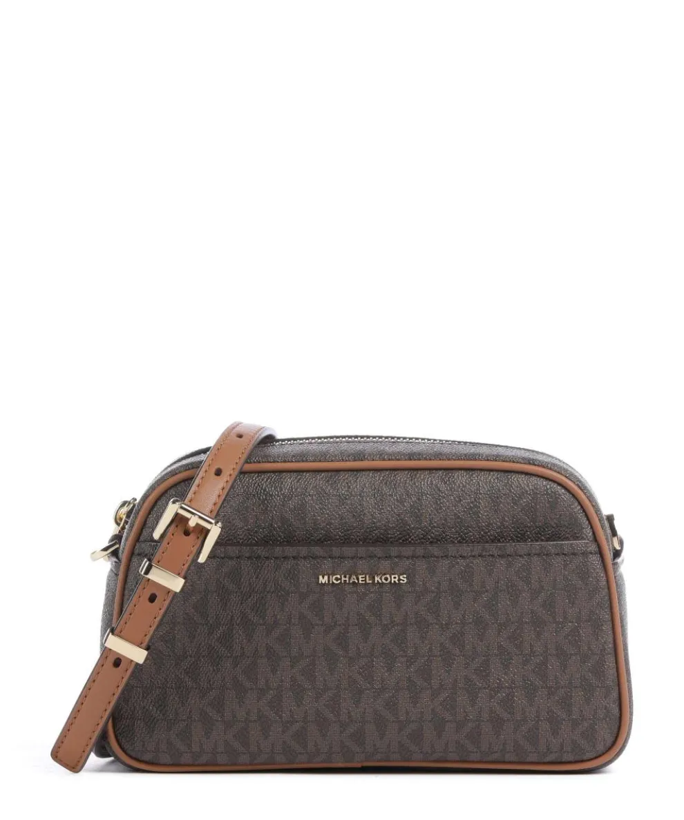 Jet Set Small Crossbody bag imitation leather dark brown