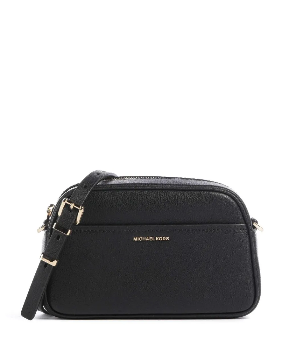 Jet Set Small Crossbody bag grained cow leather black