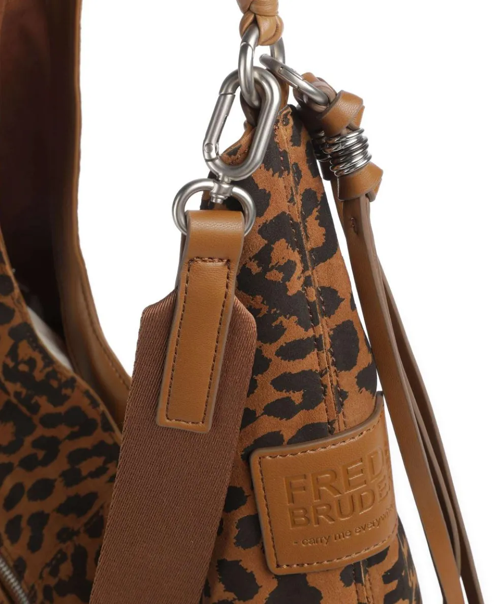 For Lovers Hobo bag sheepskin leather multicolour