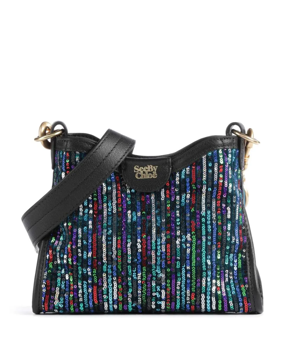 Joan Crossbody bag imitation leather, polyester, fine grain cow leather multicolour