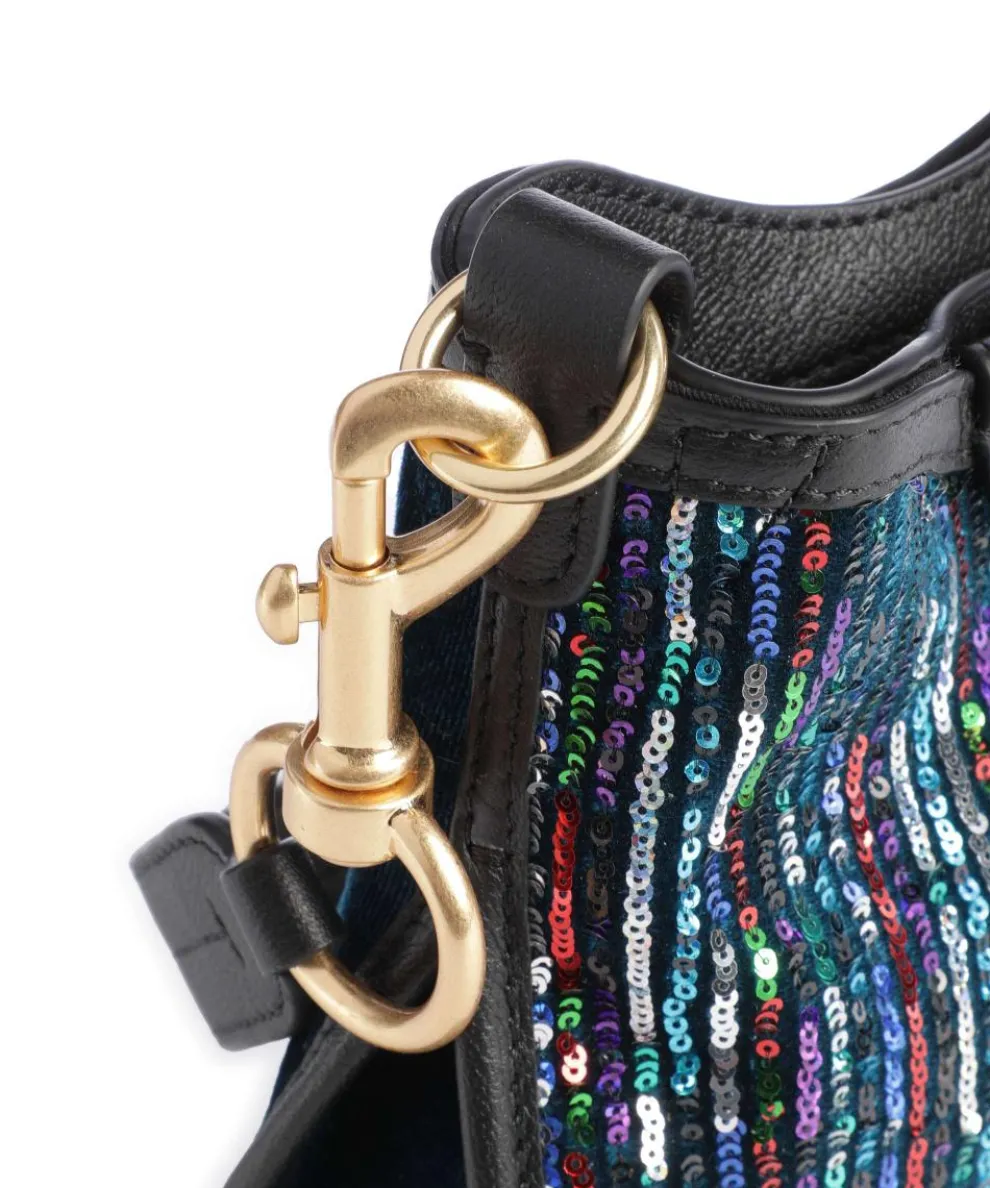 Joan Crossbody bag imitation leather, polyester, fine grain cow leather multicolour