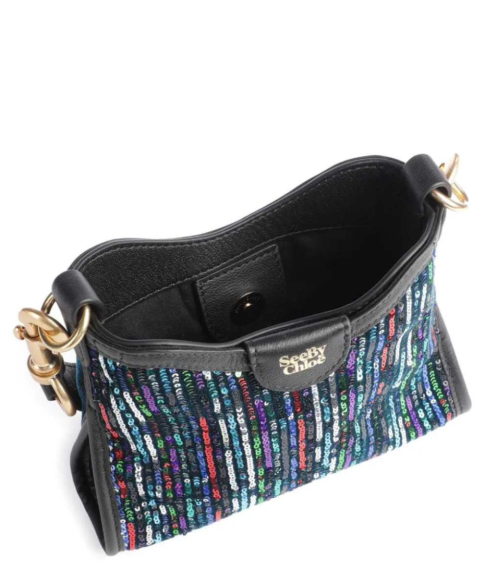 Joan Crossbody bag imitation leather, polyester, fine grain cow leather multicolour