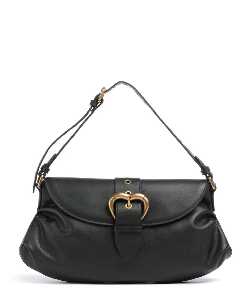 Jolene Classic Shoulder bag fine grain cow leather black