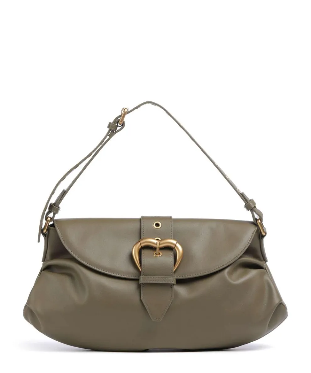 Jolene Classic Shoulder bag fine grain cow leather olive-green
