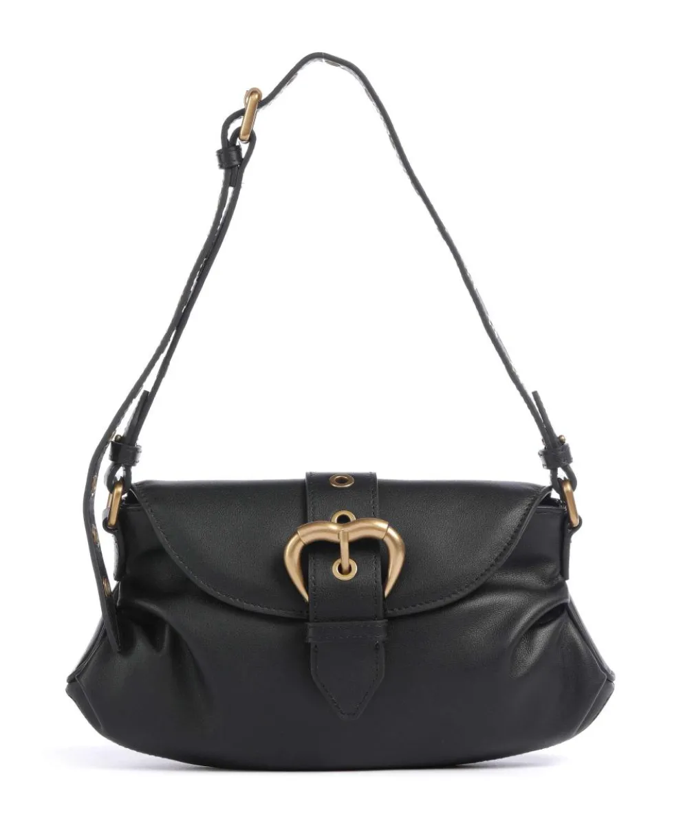 Jolene Mini Shoulder bag fine grain cow leather black