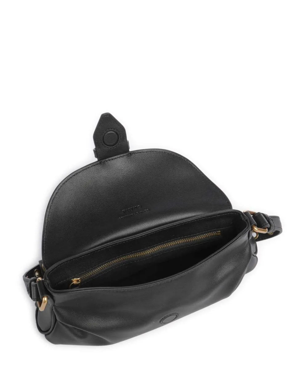 Jolene Mini Shoulder bag fine grain cow leather black