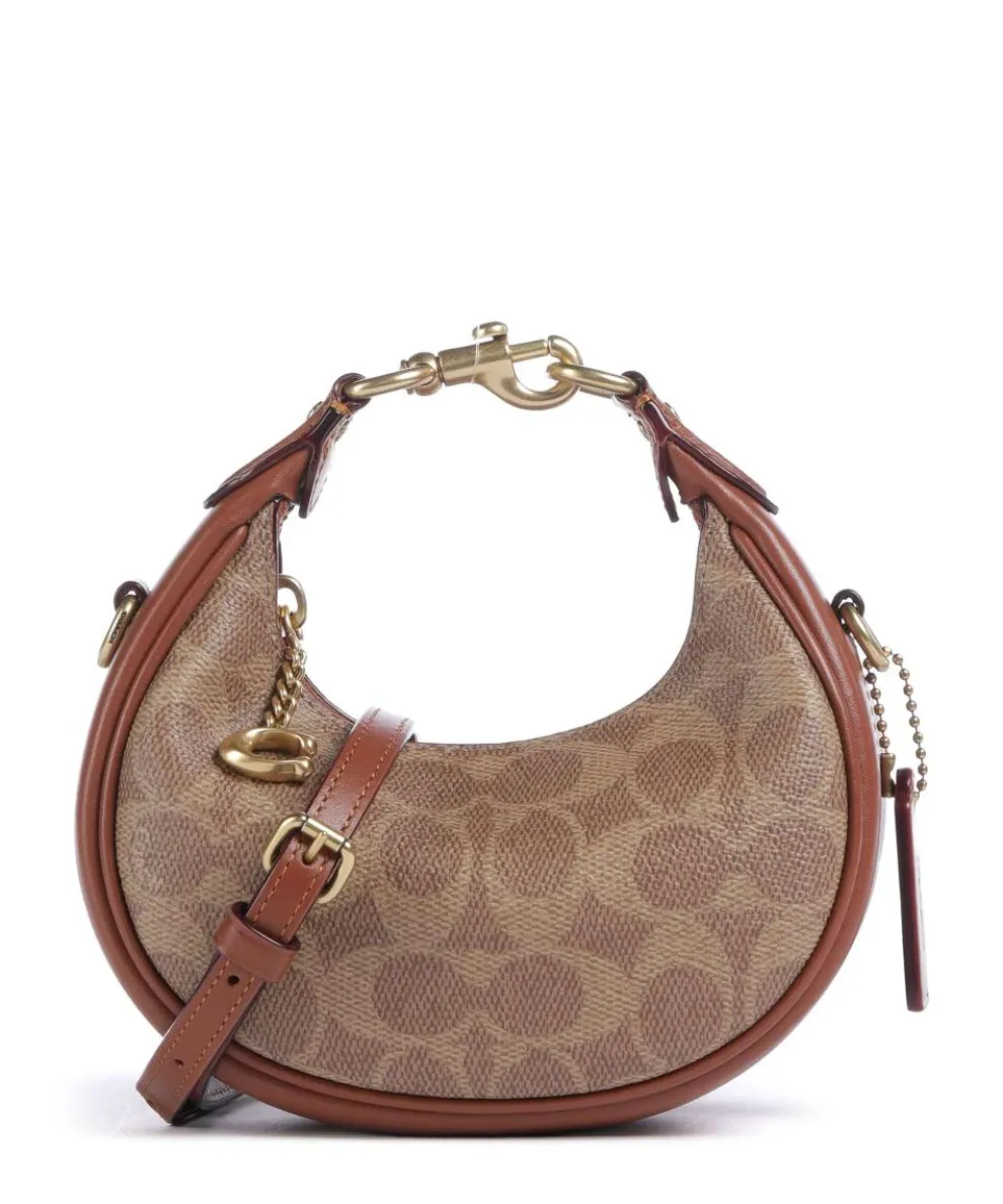 Jonie Crossbody bag canvas brown/beige