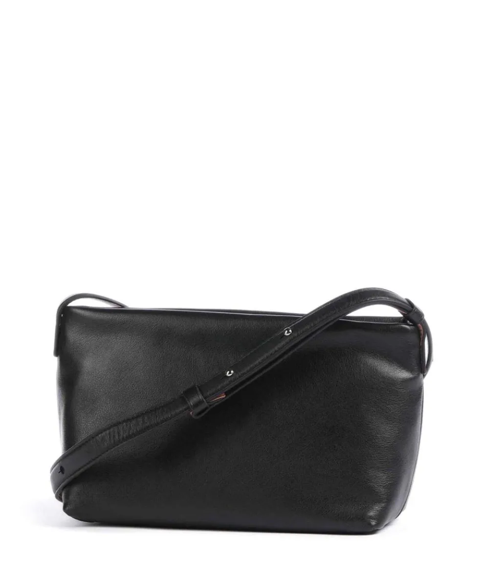 Fiji Crossbody bag softly grained calfskin black