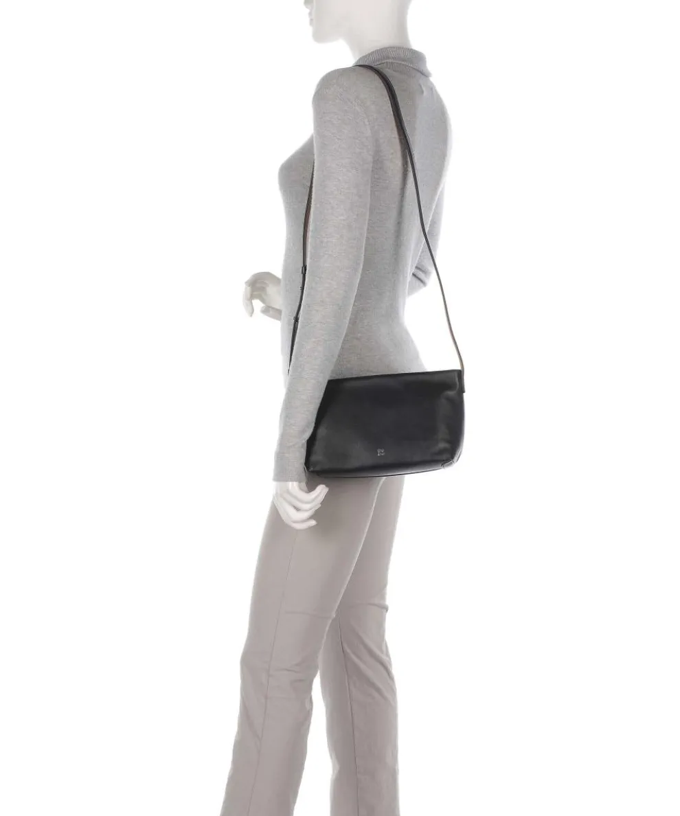 Fiji Crossbody bag softly grained calfskin black