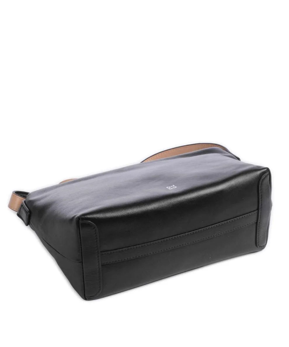 Fiji Crossbody bag softly grained calfskin black