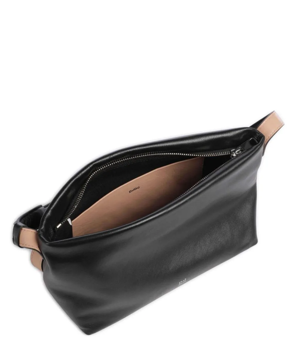 Fiji Crossbody bag softly grained calfskin black