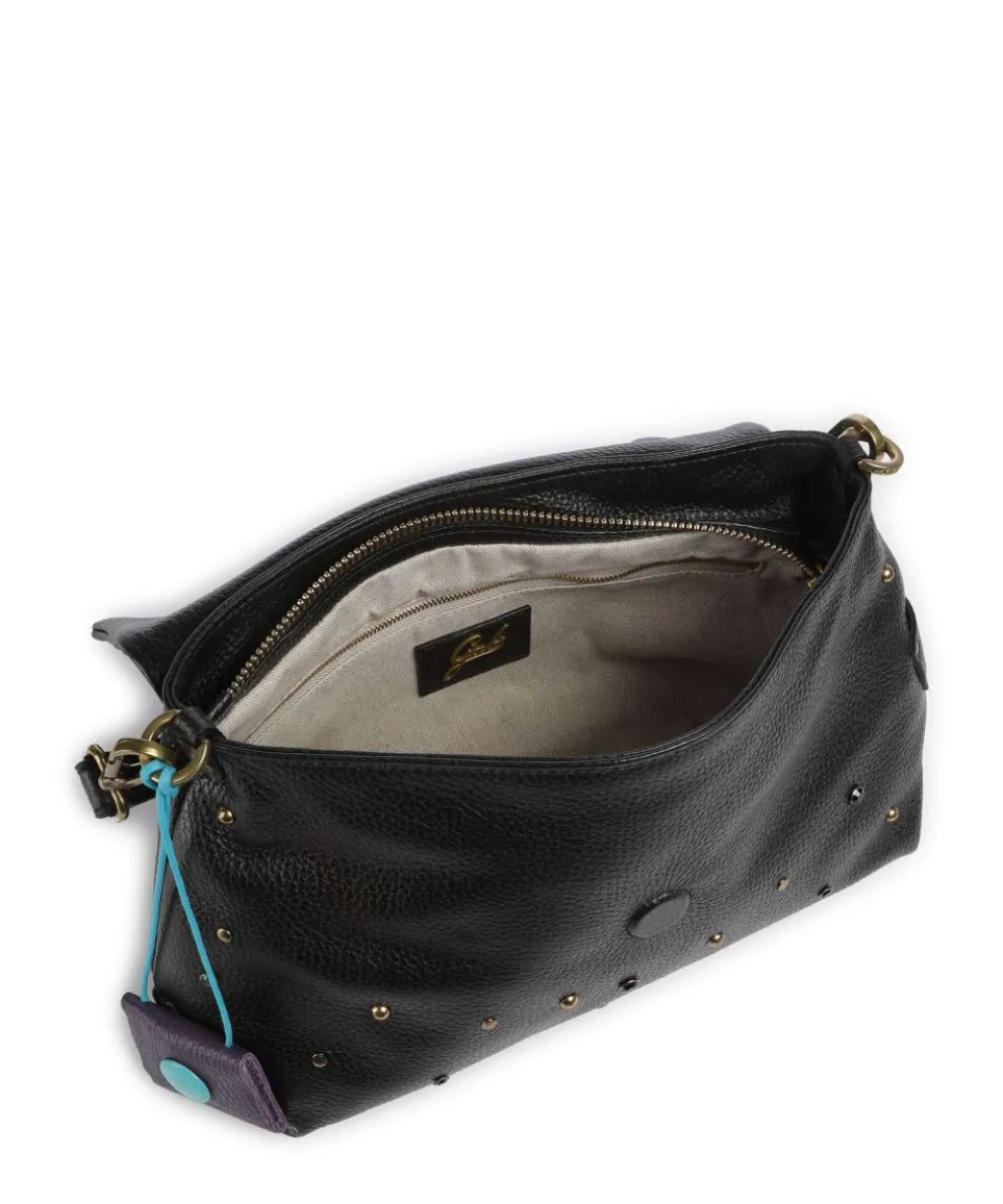 Guadalupe Nihan Shoulder bag grained calfskin black