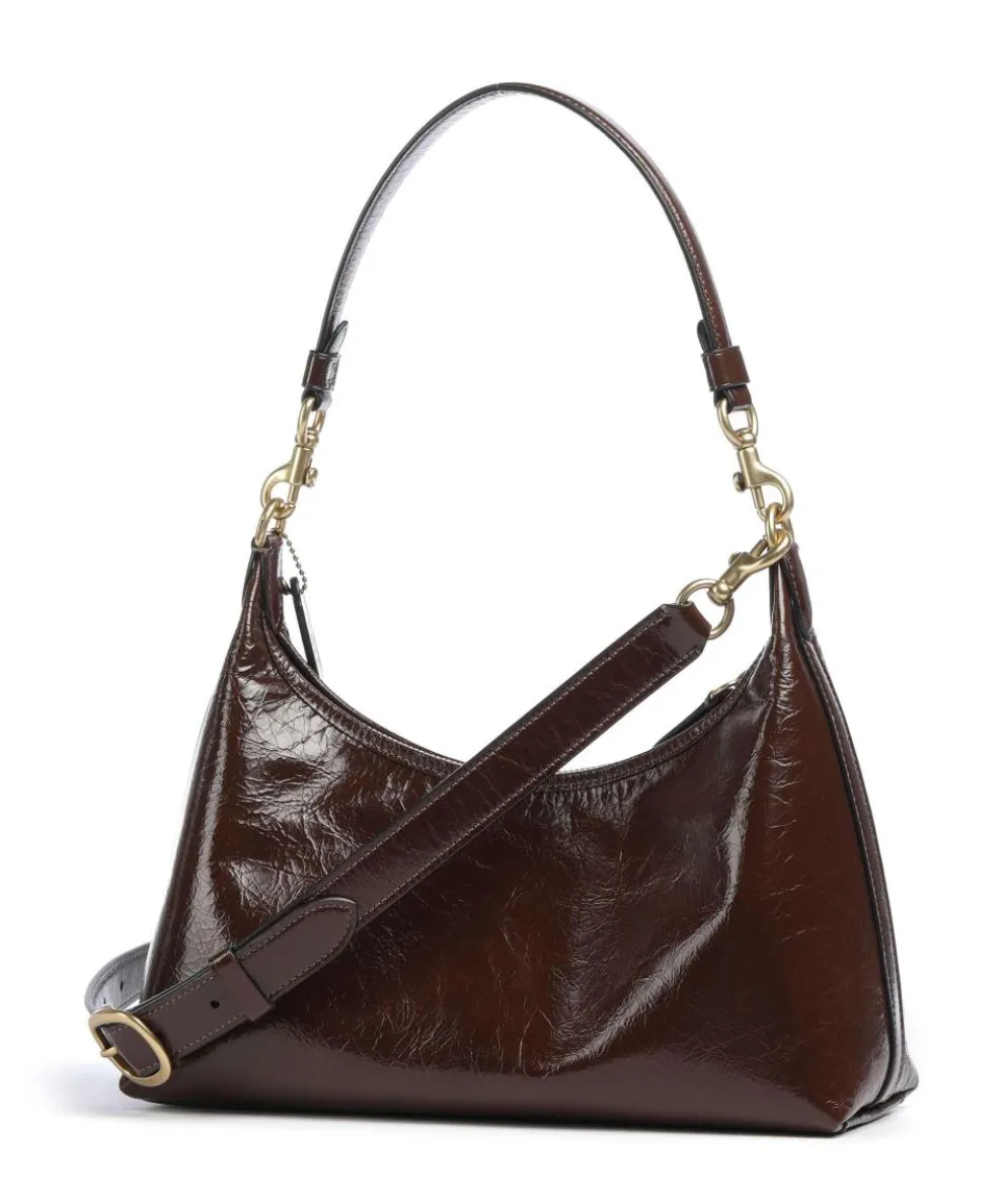 Juliet Shoulder bag grained leather brown
