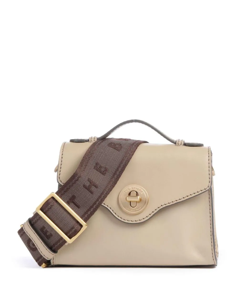 Irene Crossbody bag fine grain cow leather beige