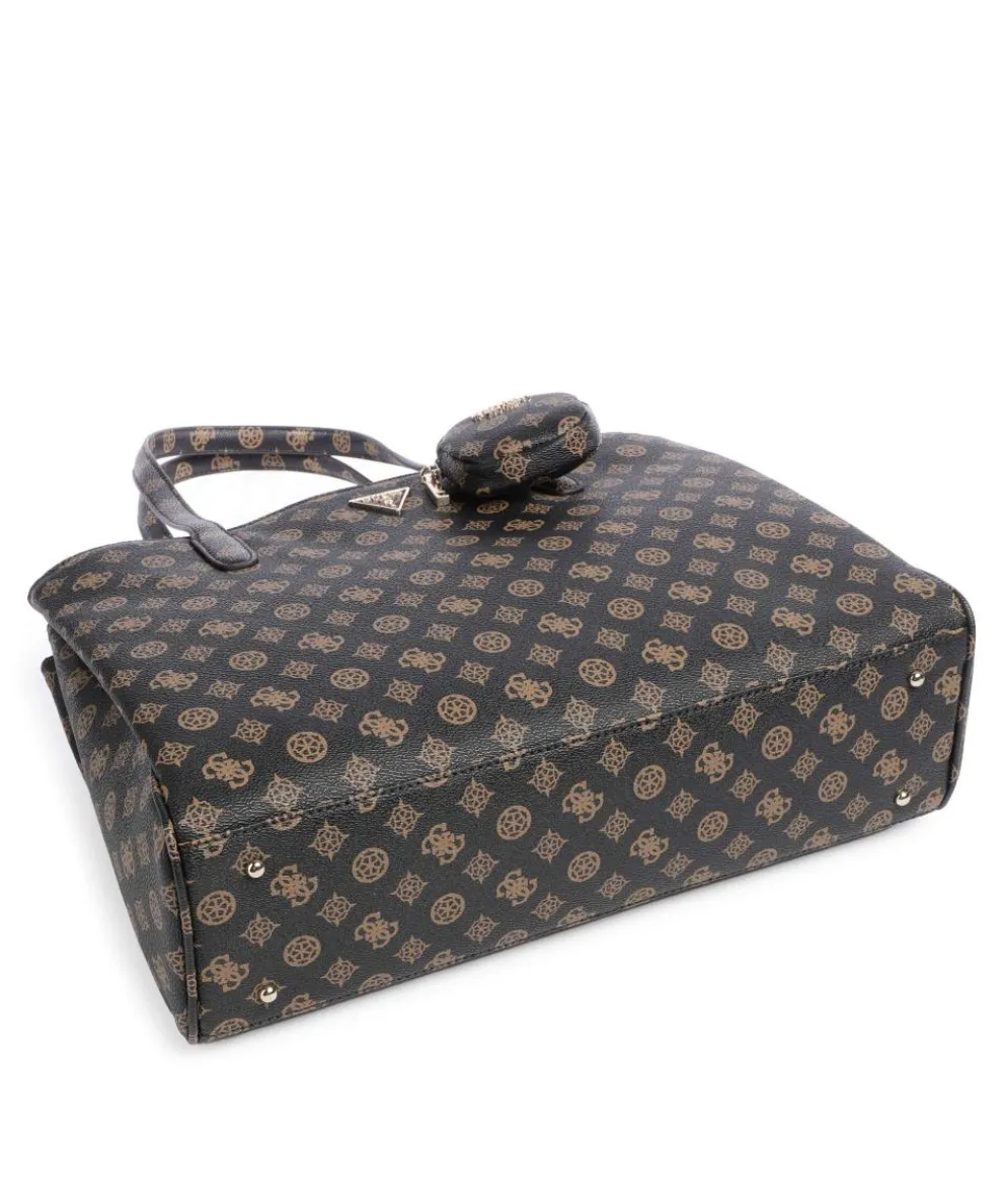 Power Play Tote bag 14″ imitation leather dark brown