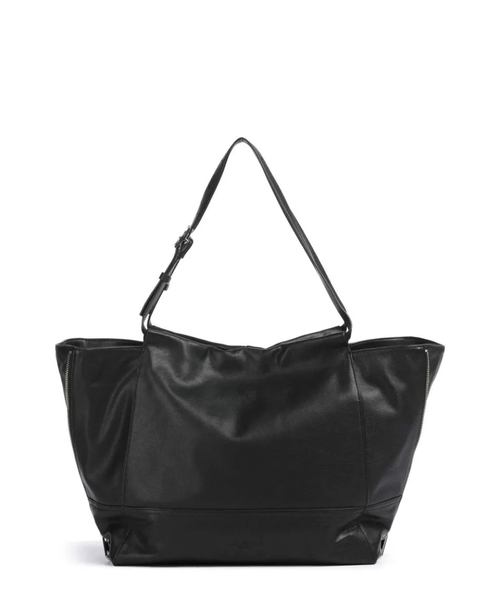 Lou 2 3D Leather L Tote bag grained cow leather black