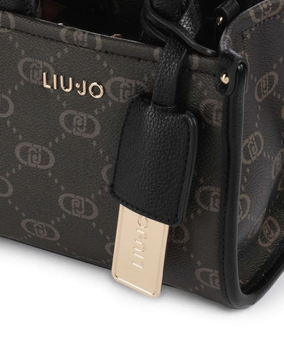 Ridhi XS Crossbody bag imitation leather brown/black