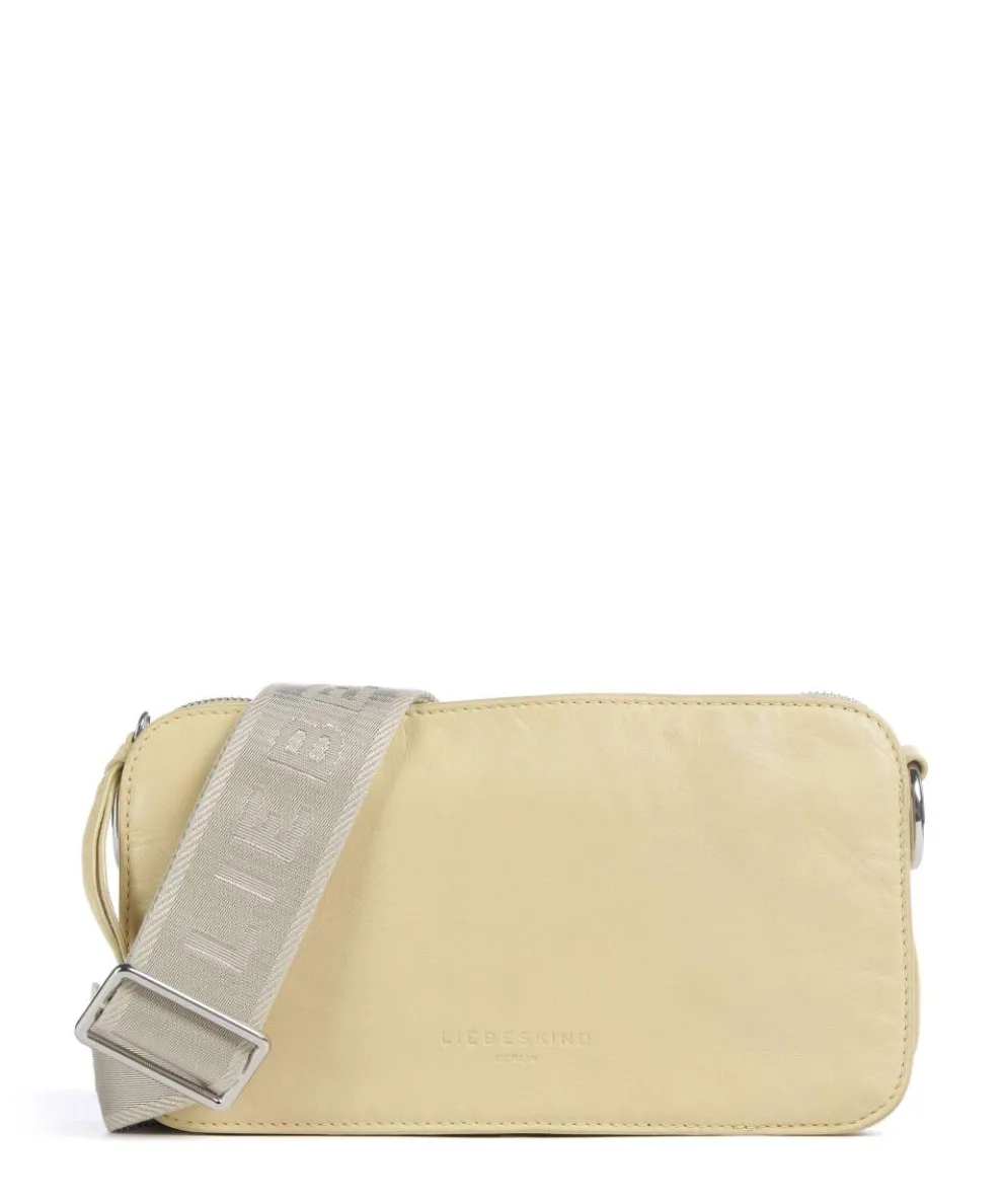 Clarice Sheep Natural Crossbody bag sheepskin leather vanilla yellow