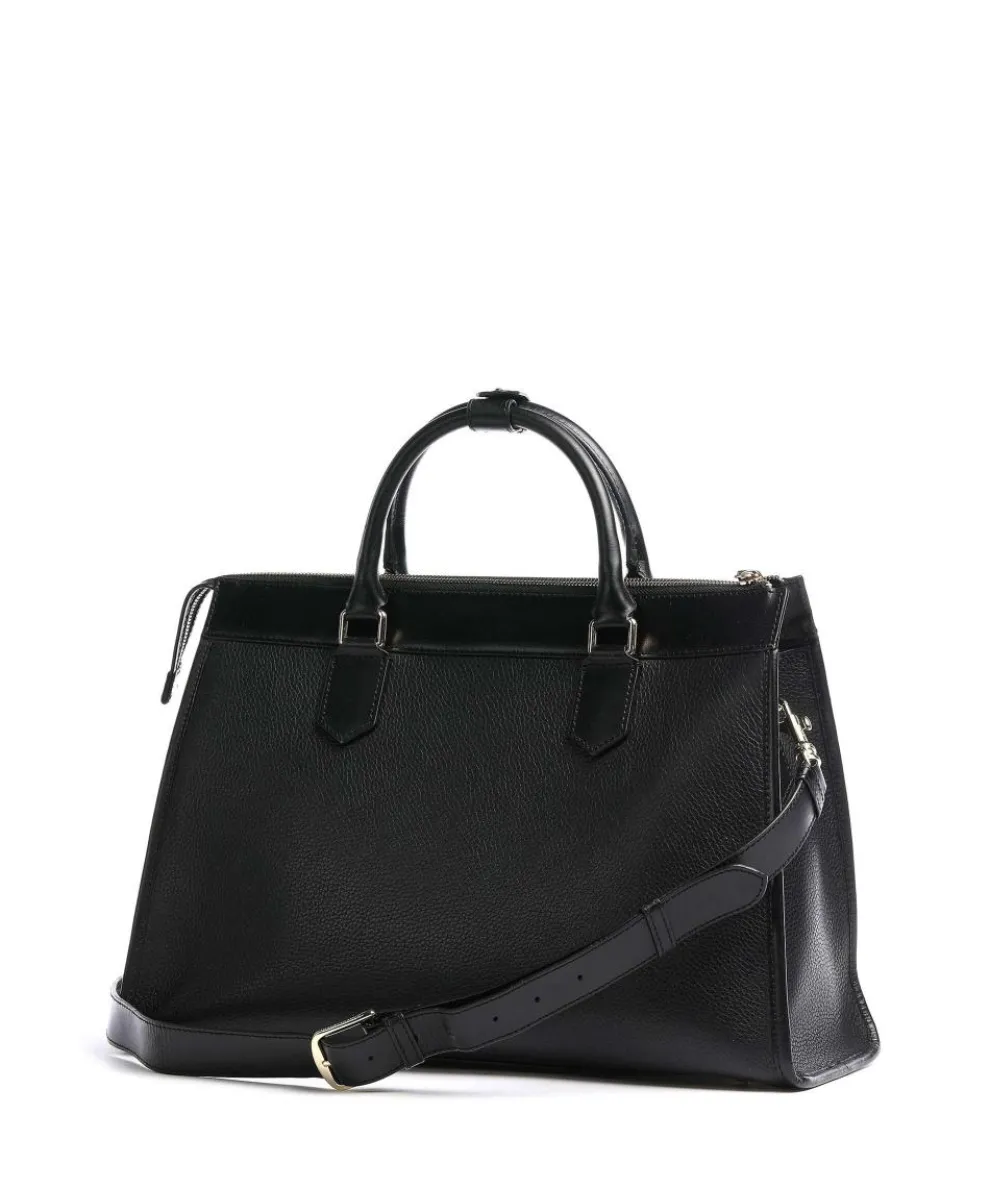 Zelea Handbag 13″ grained calfskin black