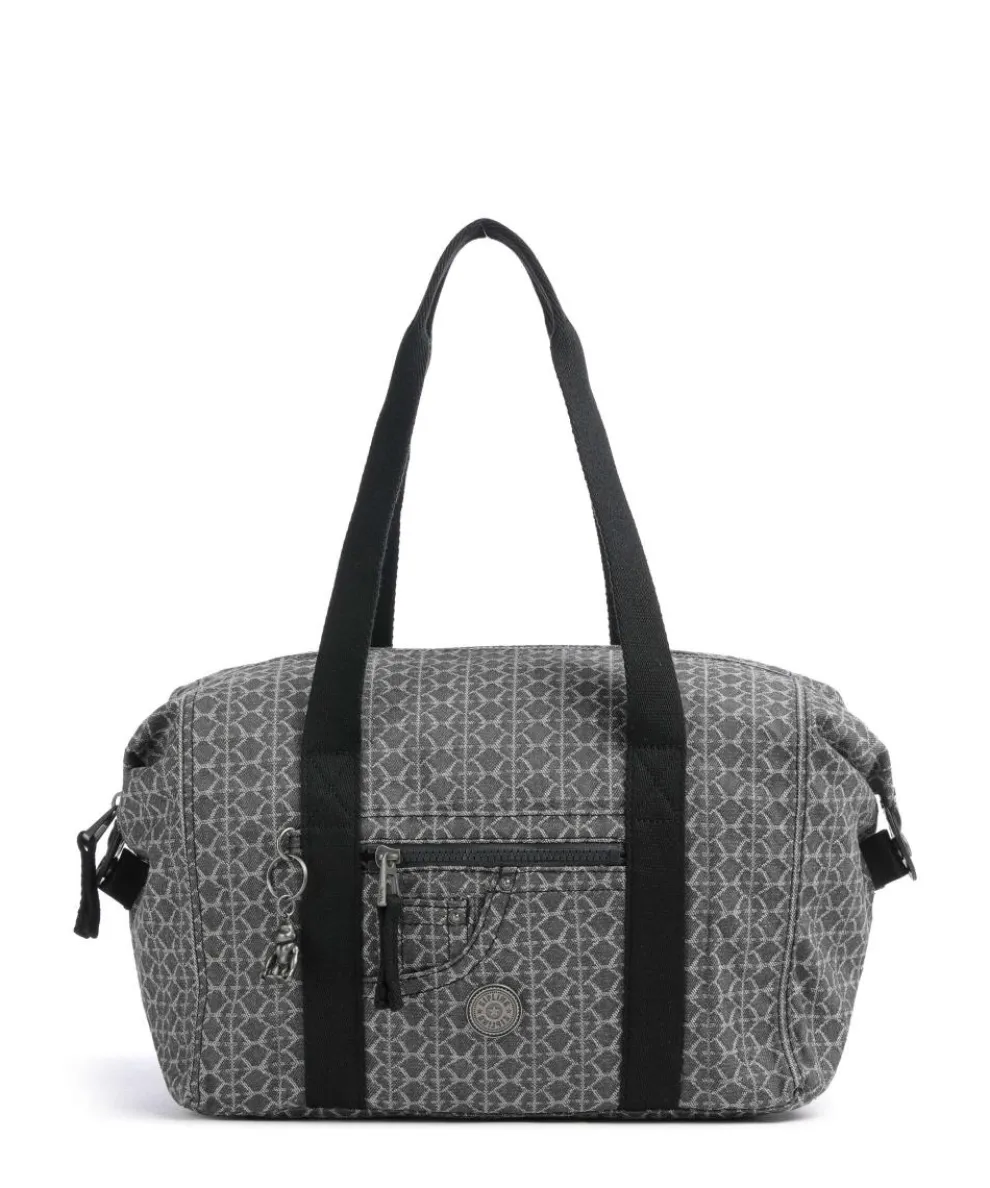 Denim Love Casual Art Tote bag cotton grey