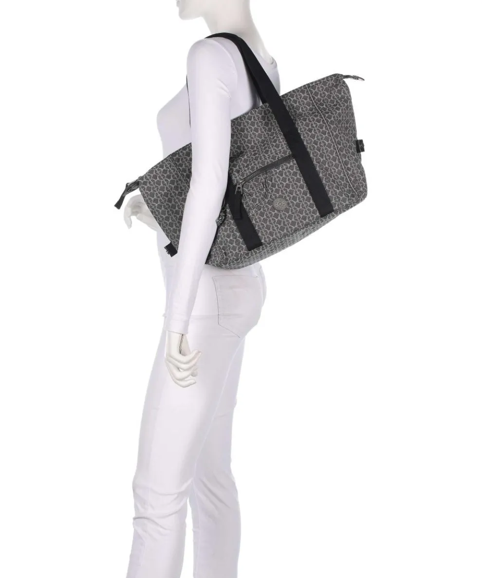 Denim Love Casual Art Tote bag cotton grey