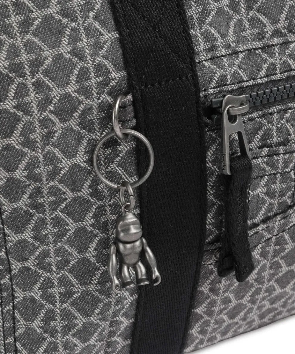 Denim Love Casual Art Tote bag cotton grey