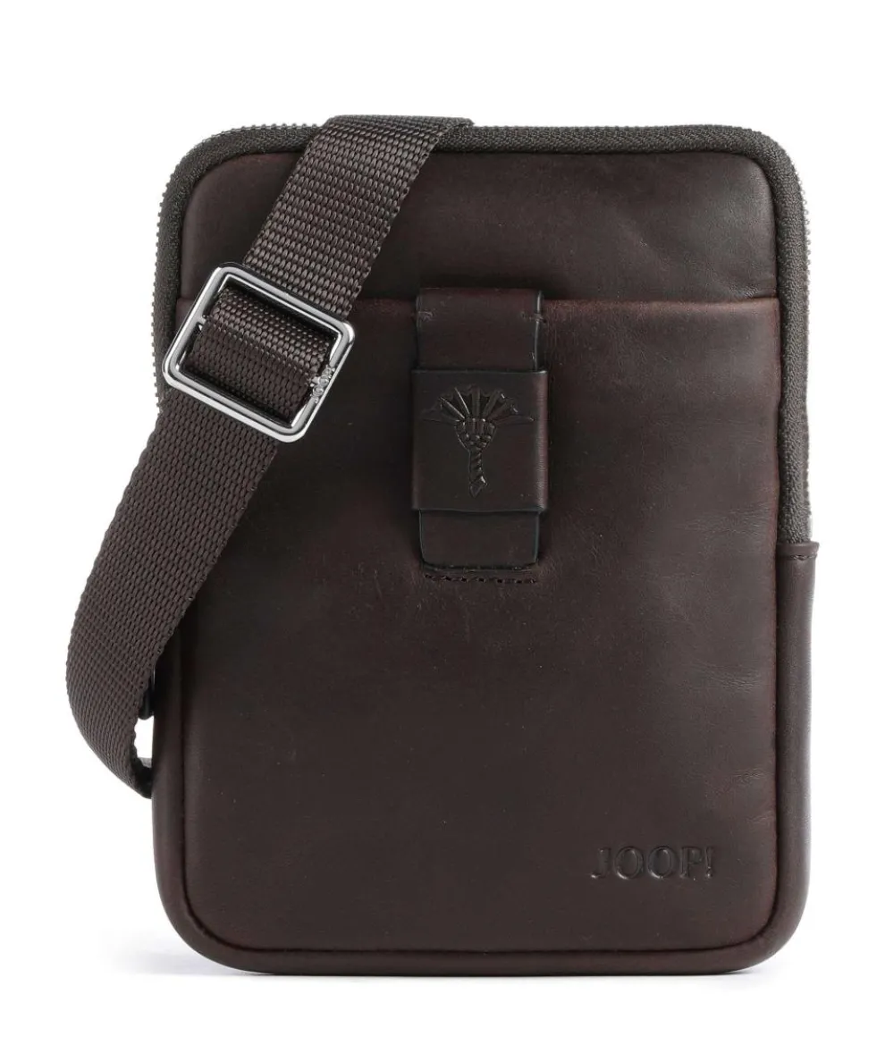 Loreto Rafael Crossbody bag leather dark brown