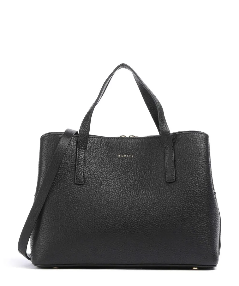 Dukes Place Handbag grained leather black