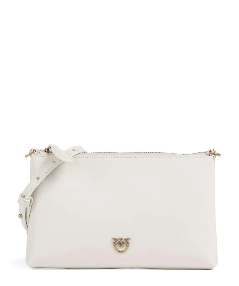 Flat Mini Crossbody bag calfskin ivory