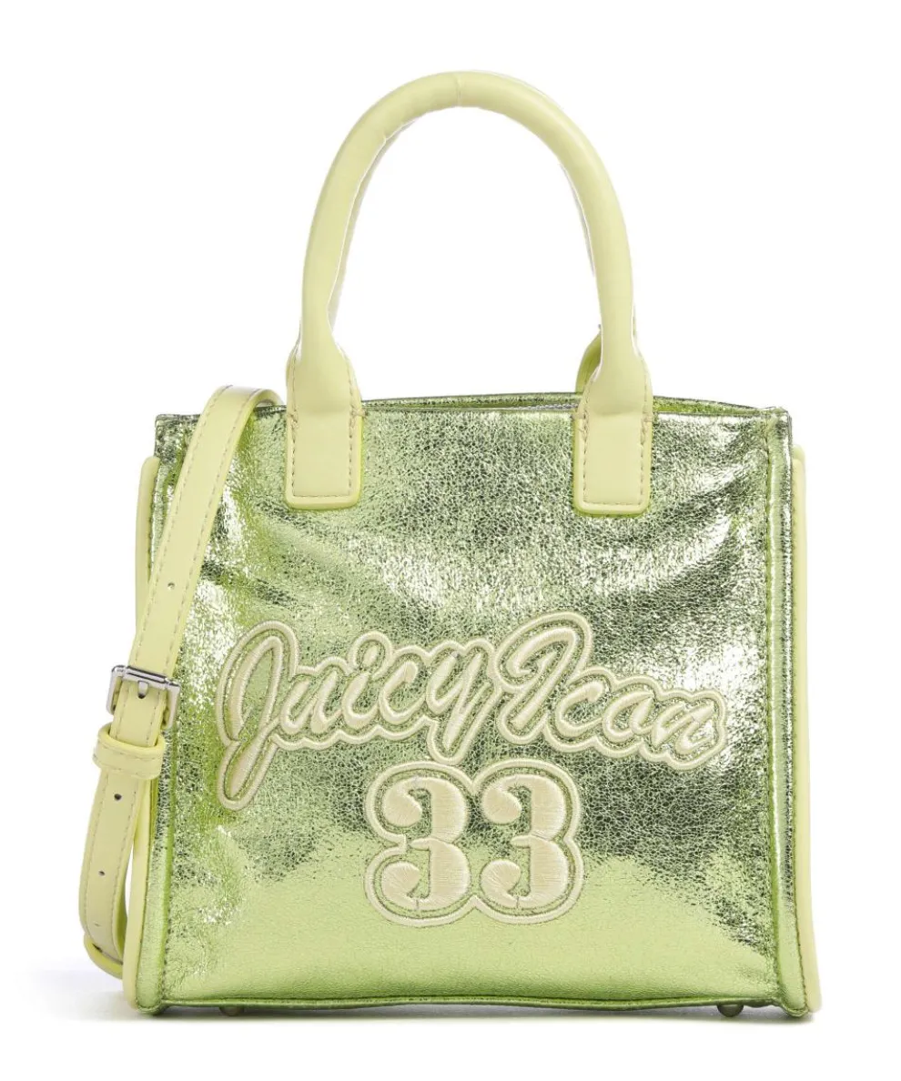 Iris Metallic S Crossbody bag imitation leather yellow green