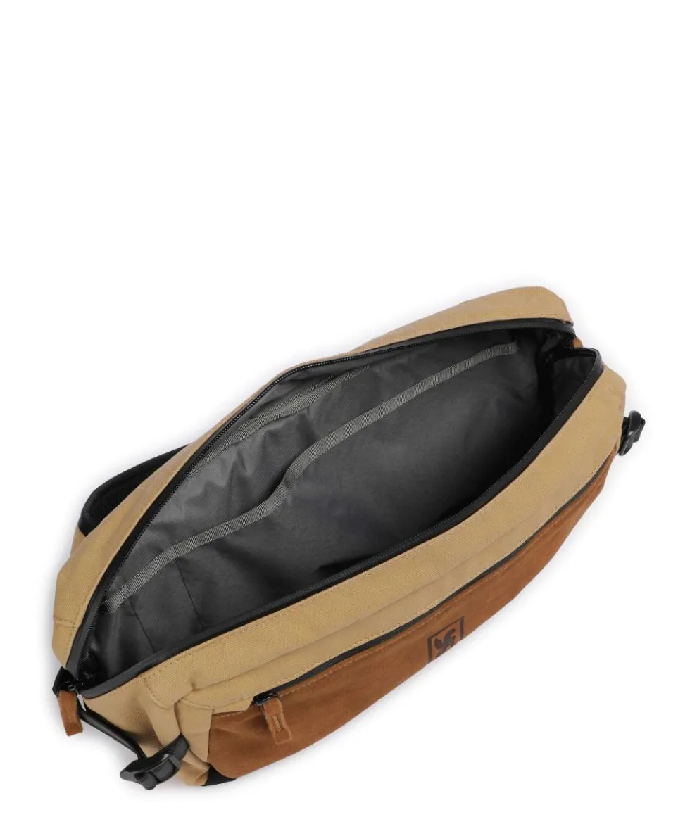 Kadet Suede Fanny pack cotton, brushed leather light brown
