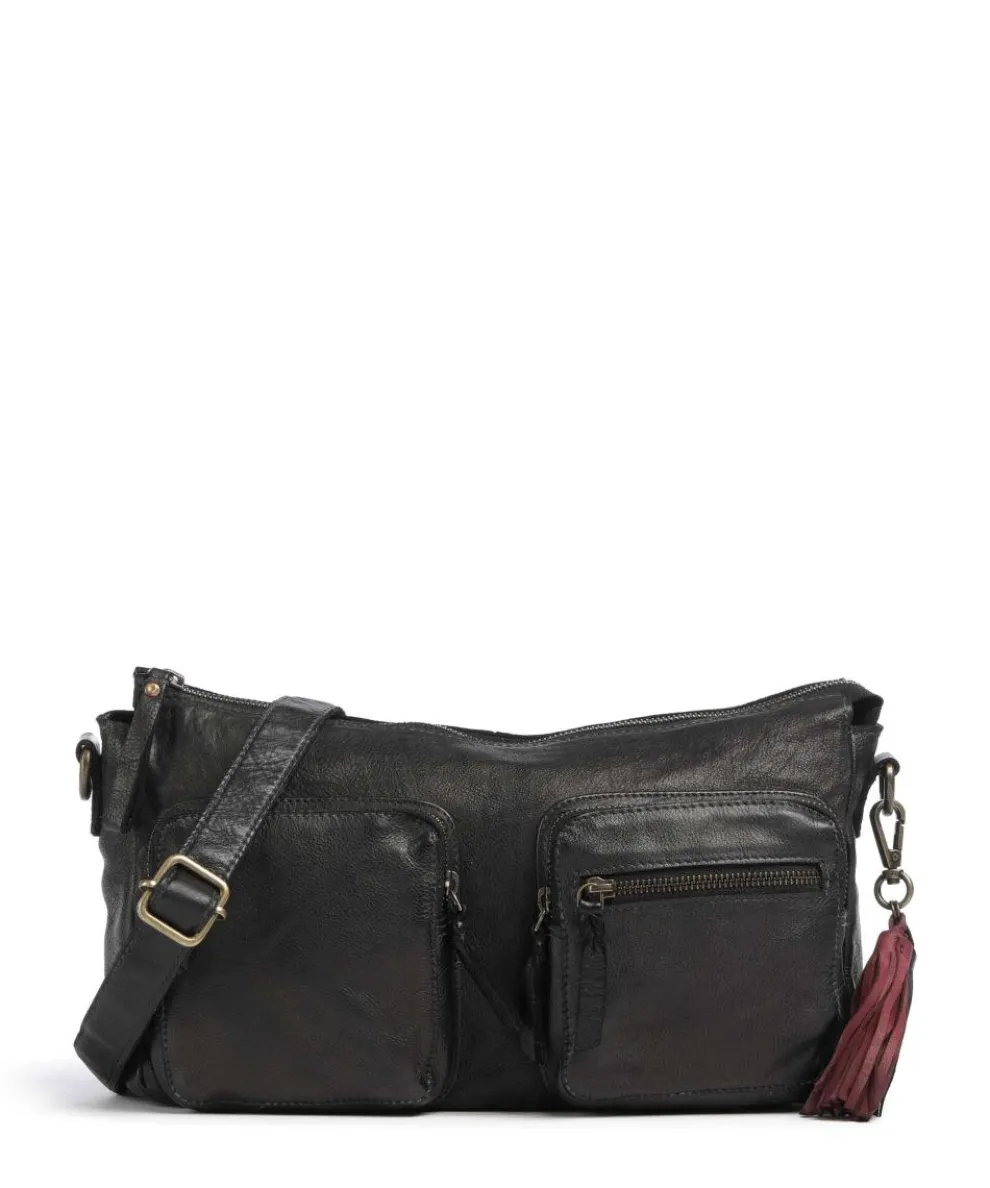 Kaisterstrasse 5 Crossbody bag grained cow leather black