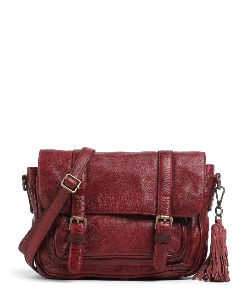 Kaisterstrasse 6 Crossbody bag grained cow leather wine