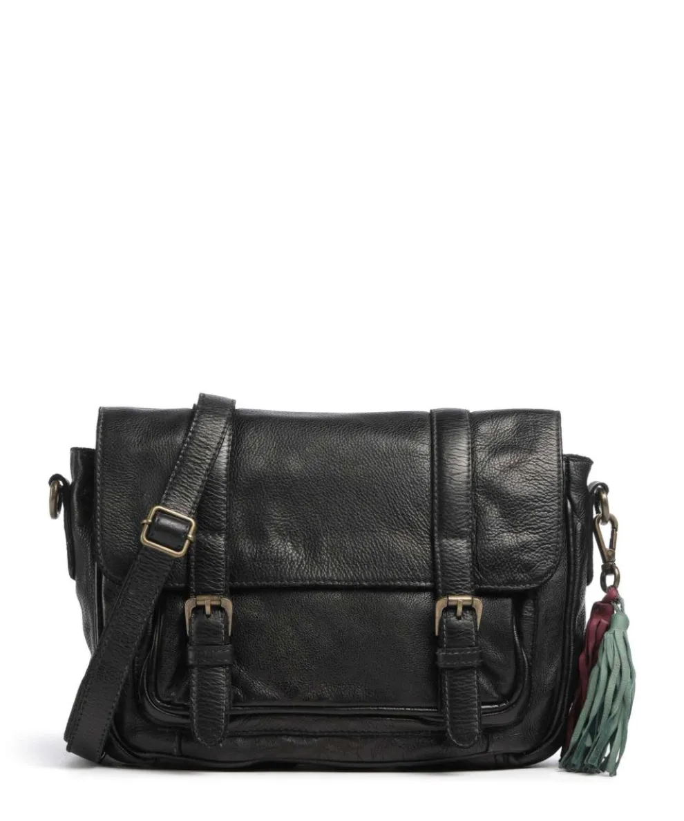 Kaisterstrasse 6 Crossbody bag grained cow leather black