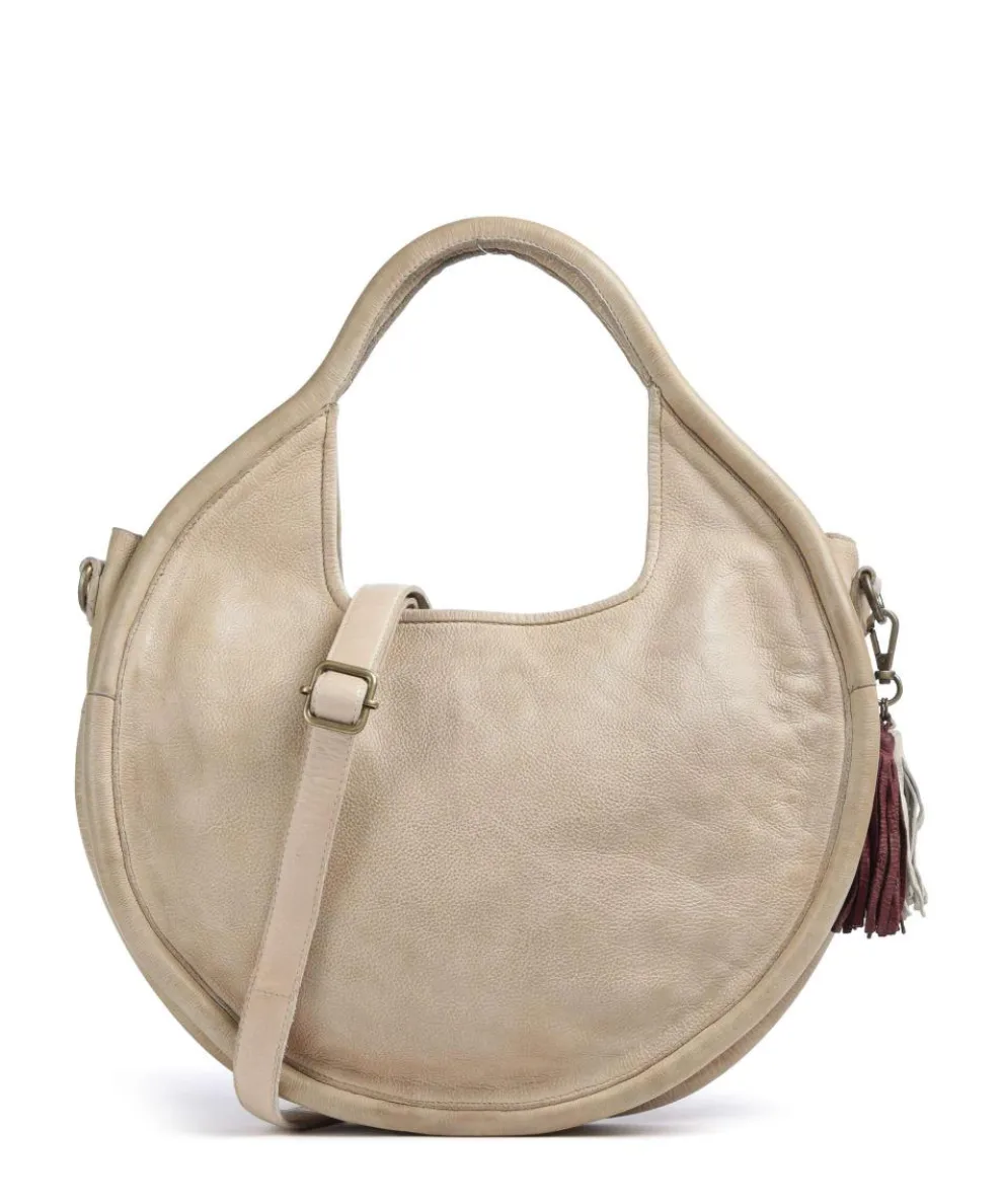Kaisterstrasse 1 Handbag grained cow leather beige
