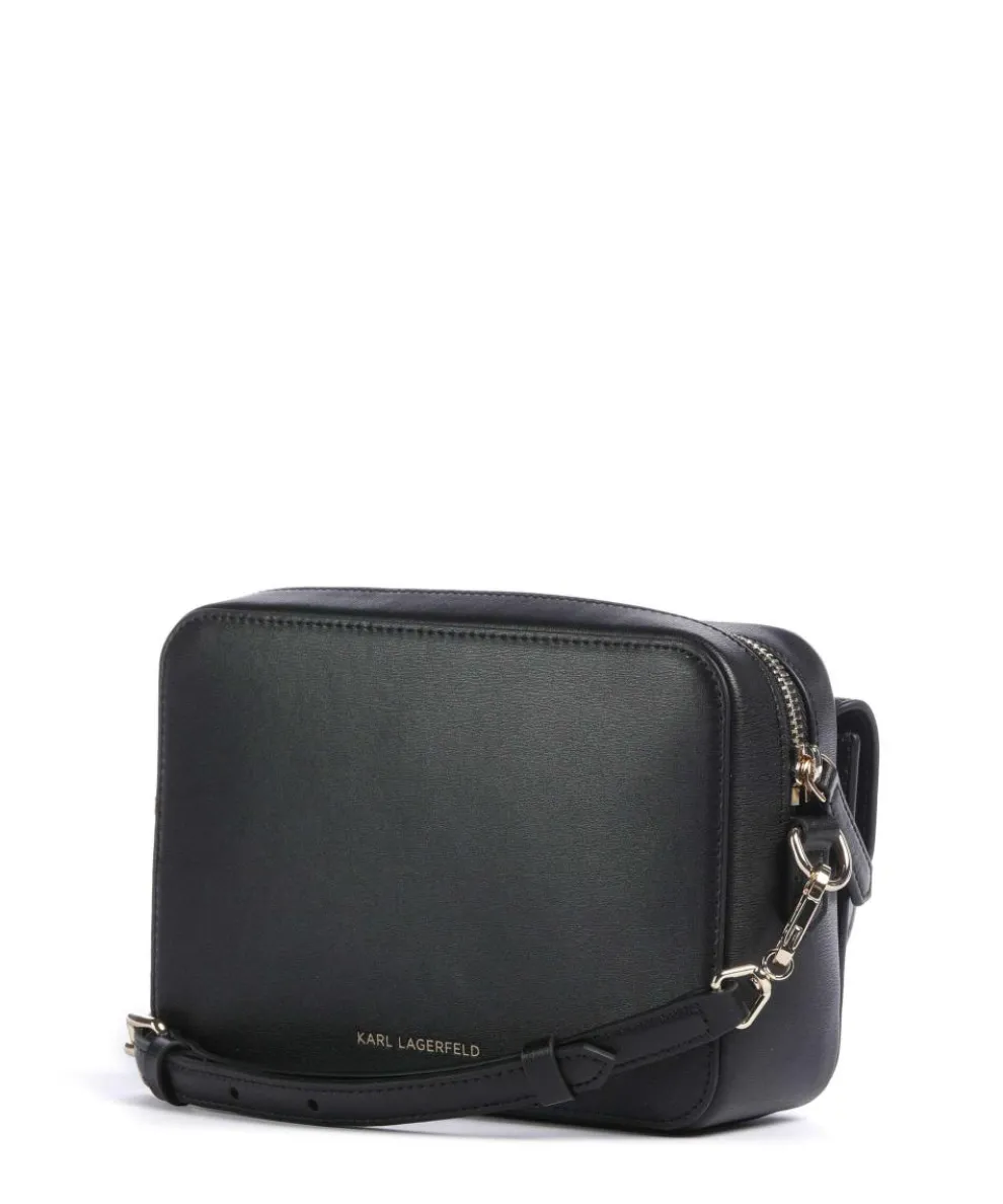K/Autograph Crossbody bag fine grain cow leather black