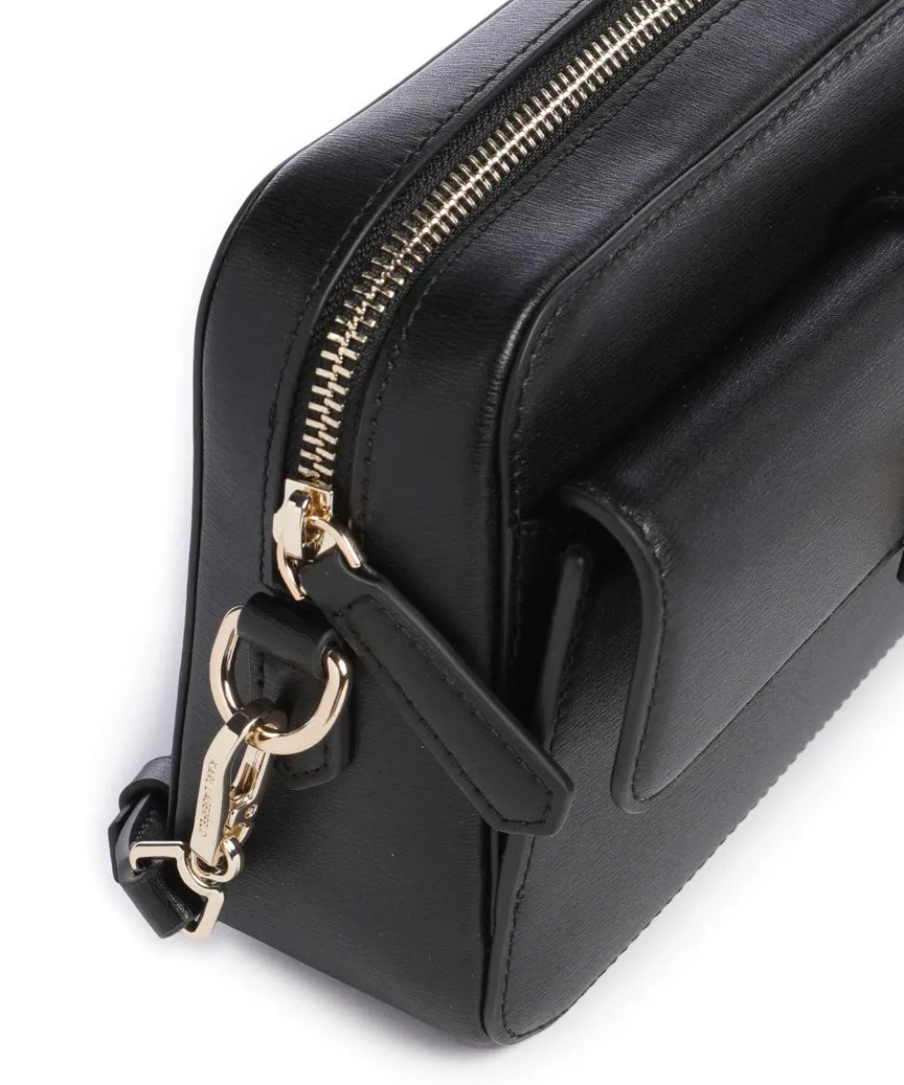 K/Autograph Crossbody bag fine grain cow leather black
