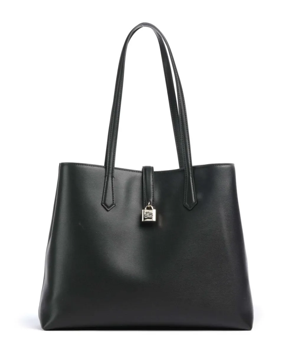 K/Autograph Medium Tote bag fine grain cow leather black