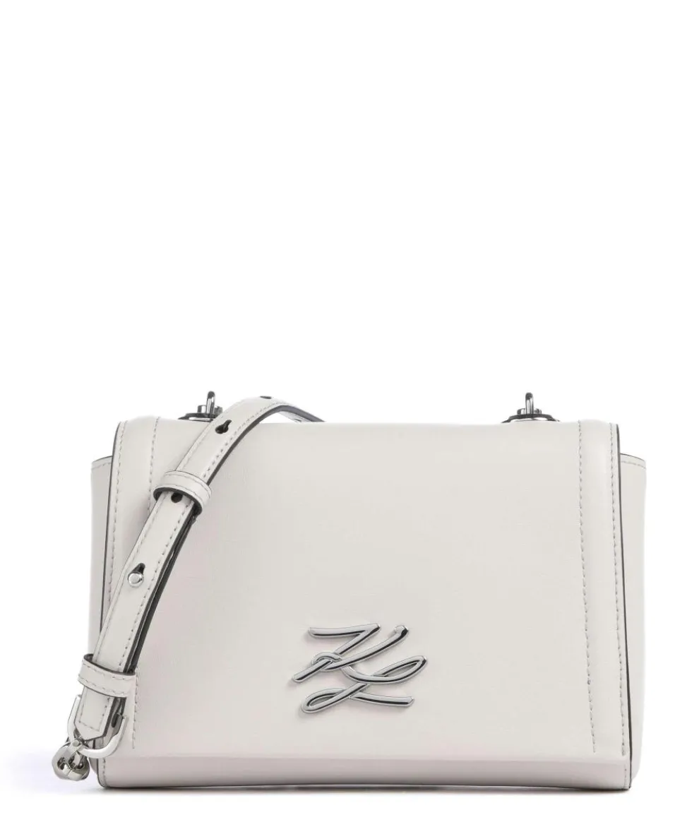 K/Autograph Small Crossbody bag fine grain cow leather ivory