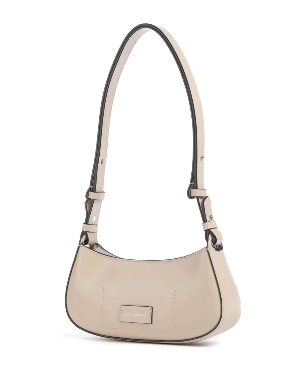 K/Circle Shoulder bag fine grain cow leather beige