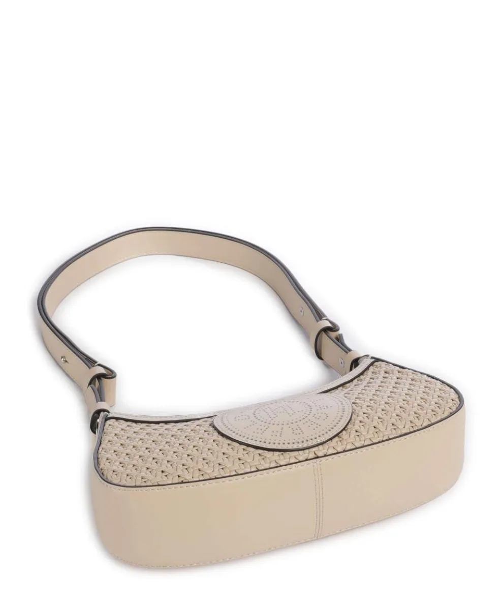 K/Circle Shoulder bag fine grain cow leather beige