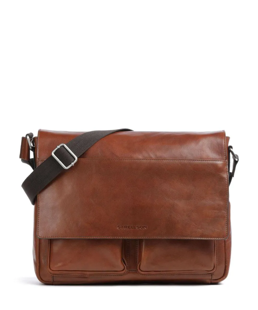 Kenley Jeremy Briefcase 15″ buffalo leather cognac