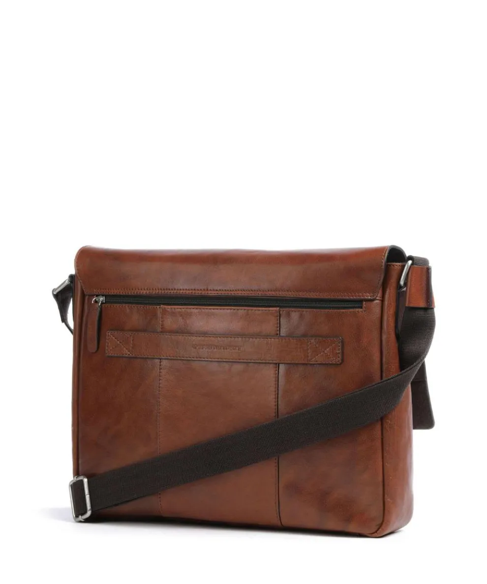 Kenley Jeremy Briefcase 15″ buffalo leather cognac