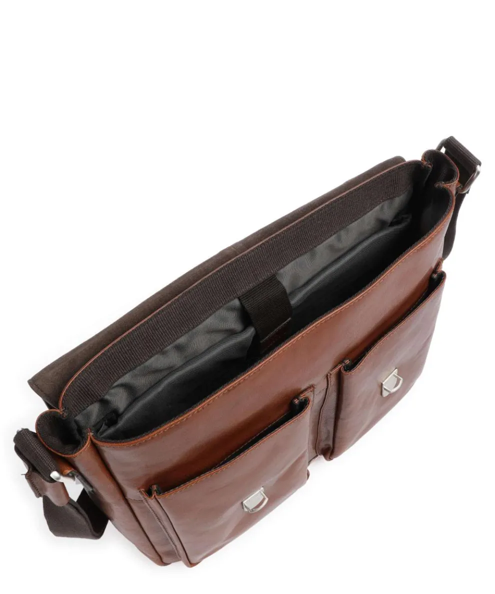 Kenley Jeremy Briefcase 15″ buffalo leather cognac