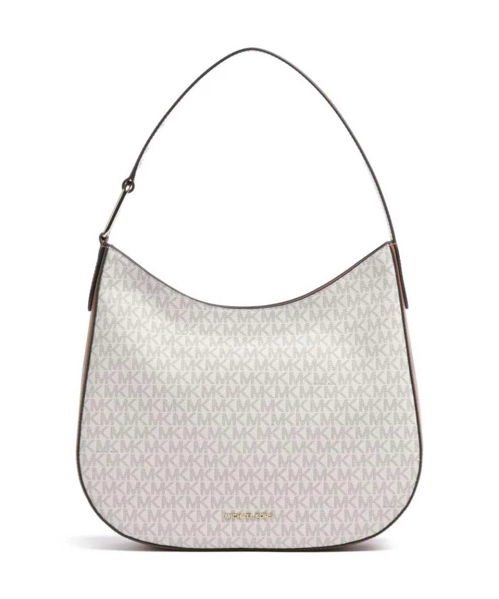 Kensington Hobo bag imitation leather ivory/brown