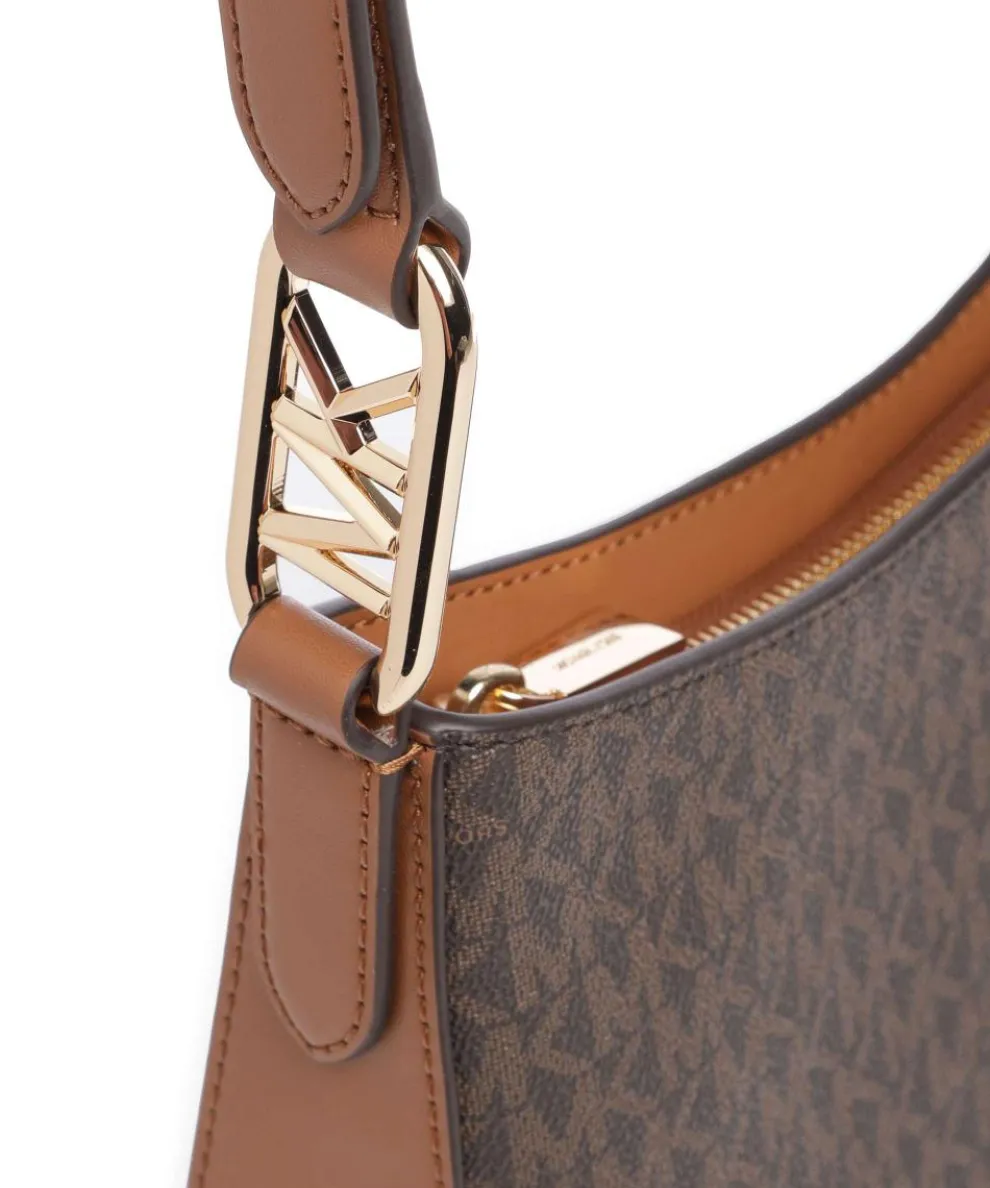 Kensington Hobo bag canvas dark brown