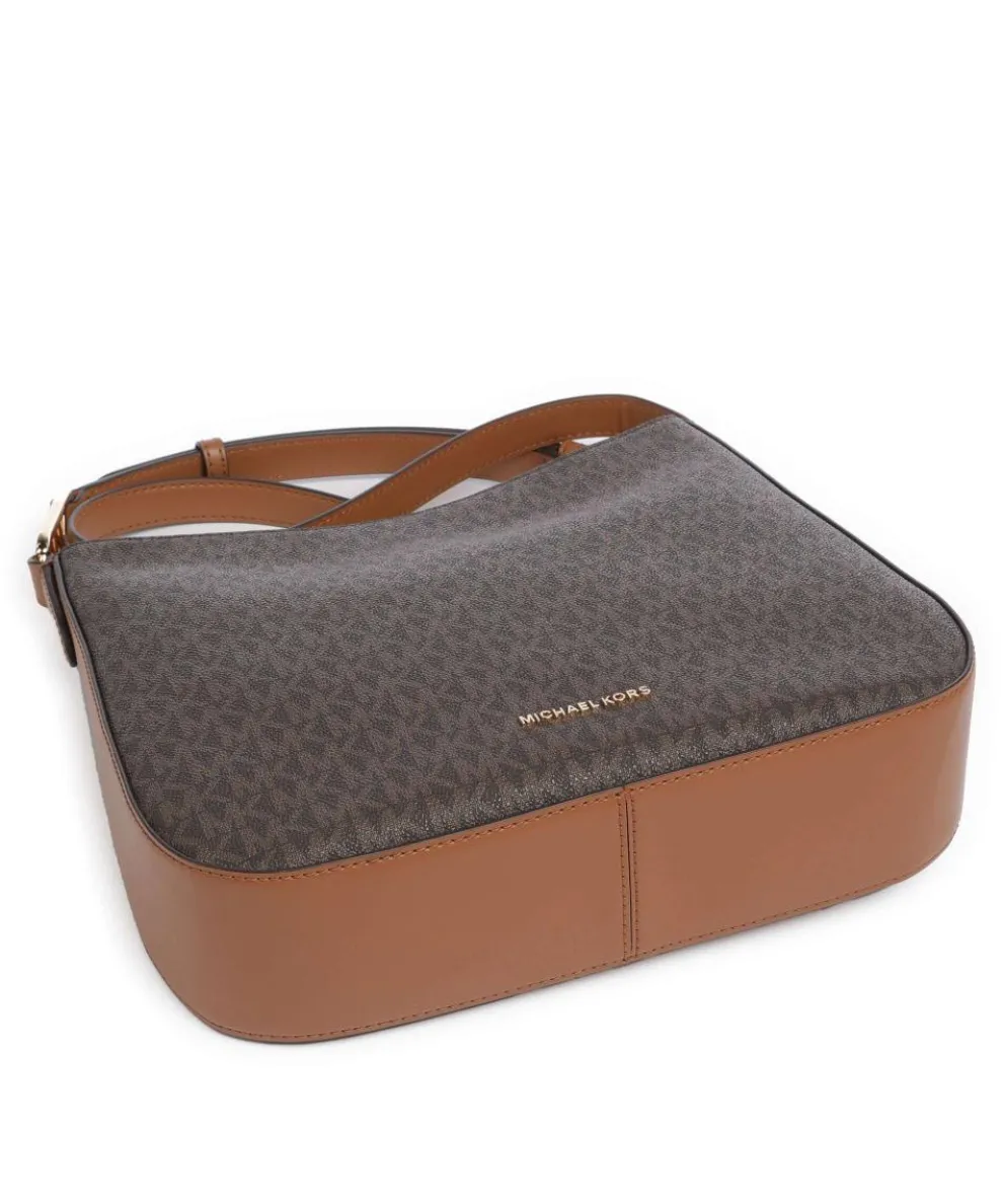 Kensington Hobo bag canvas dark brown