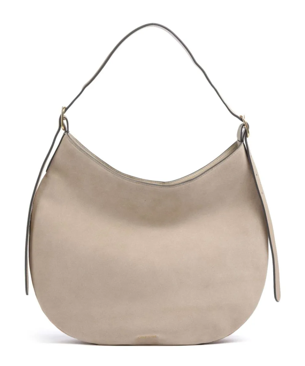 Kensington Place Hobo bag grained cow leather, brushed cow leather beige